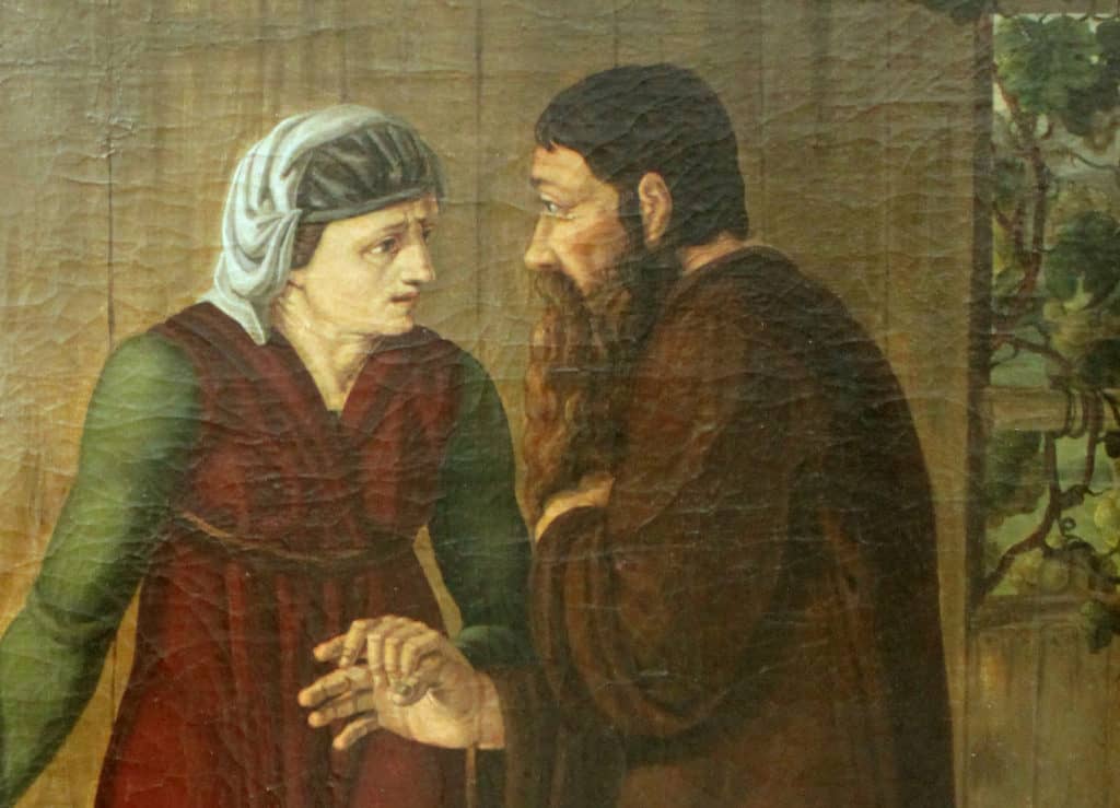 אברהם ושרה מתוך ציור של יוסף וינטרגסט 1809